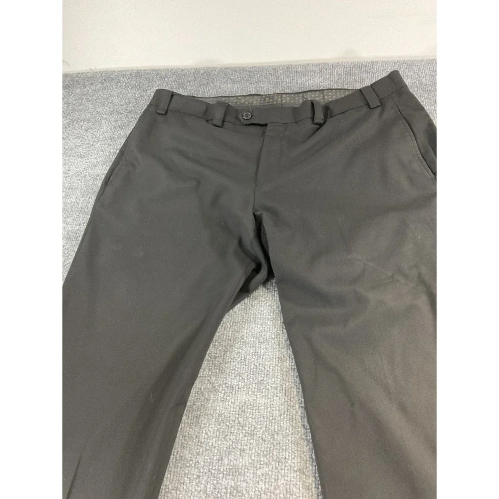Lauren Ralph Lauren Total Comfort Dress Pants Mens 38x30 Black Stretch Flat Fron